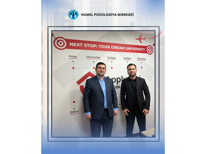 Humel Psixologiya Mərkəzi və Apply-Uni Xaricdə Təhsil Mərkəzi arasında strateji əməkdaşlıq başladı